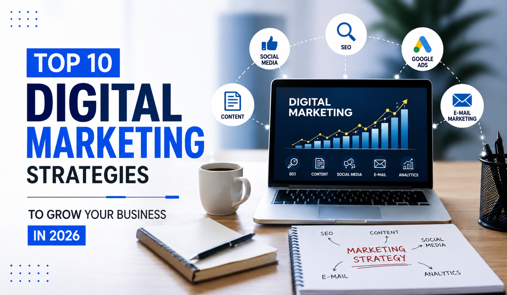 Top 10 Digital Marketing Strategies To Grow Your Business In 2026